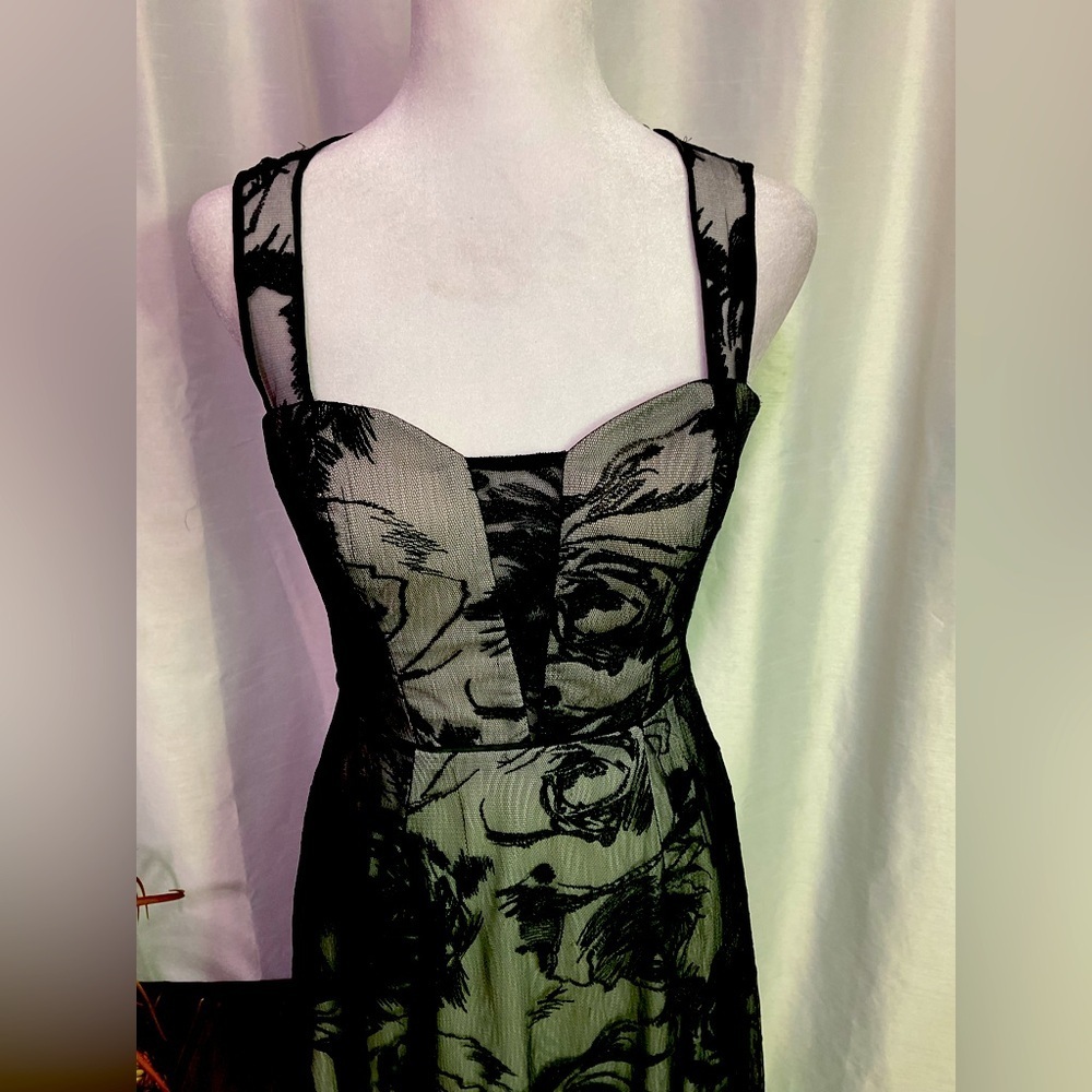 Aiden Mattox Black Gown - Picture 4 of 14